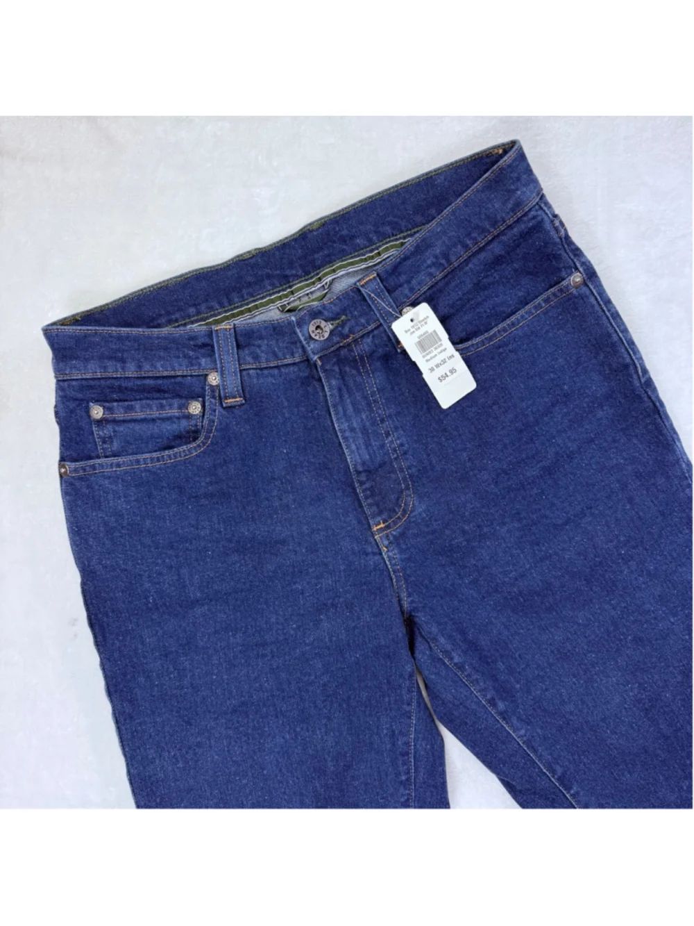 Men's LL Bean Blue Standard Fit Straight Jeans 30x32